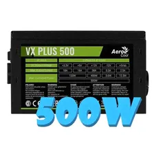 Aerocool Блок питания компьютера VX PLUS 500W, 500 Вт (VX PLUS 500W)
