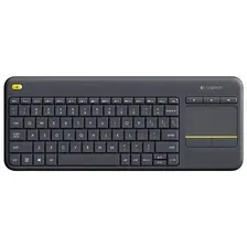 Клавиатура Logitech K400 Plus, USB, Радиоканал, черный