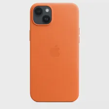 Кожаный чехол Apple для iPhone 14 Plus Orange